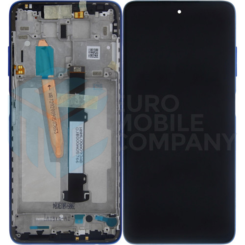 Xiaomi Poco X3 2020 / X3 NFC (560002J20C00) Display Complete With Frame - Blue