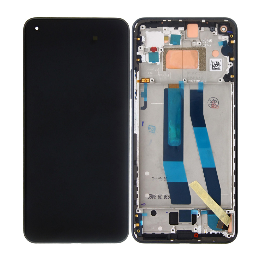 Xiaomi Mi 11 Lite 5G (M2101K9G) Display Complete + Frame (56000K00K900 / 56000200K900) - Truffle black