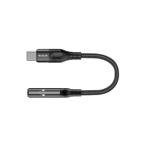 Rixus USB-C To 3.5mm Audio Adapter Female 10cm RXMU36C
